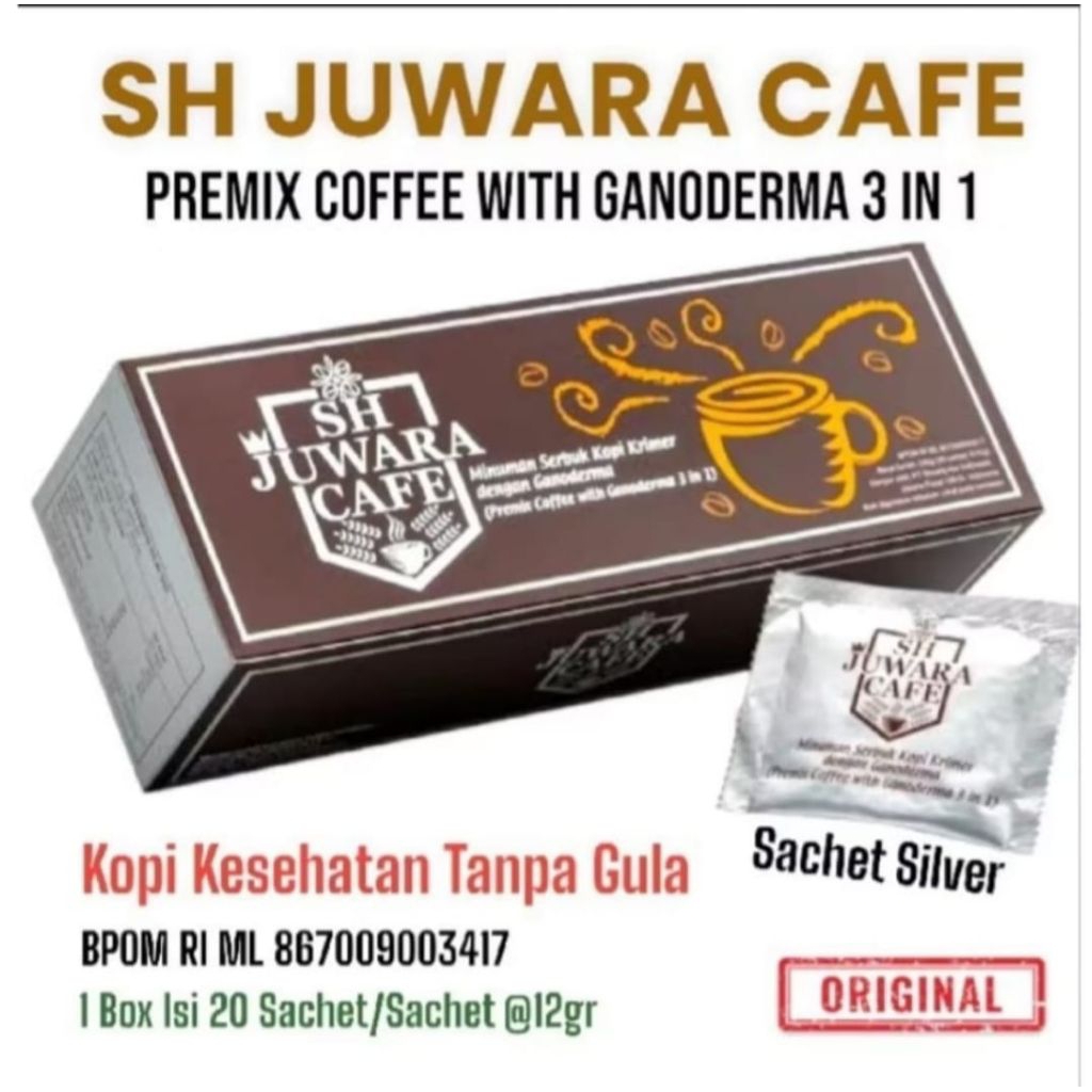 

Kopi cafe kesehatan (3in1/4in1)1 box isi 20pcs