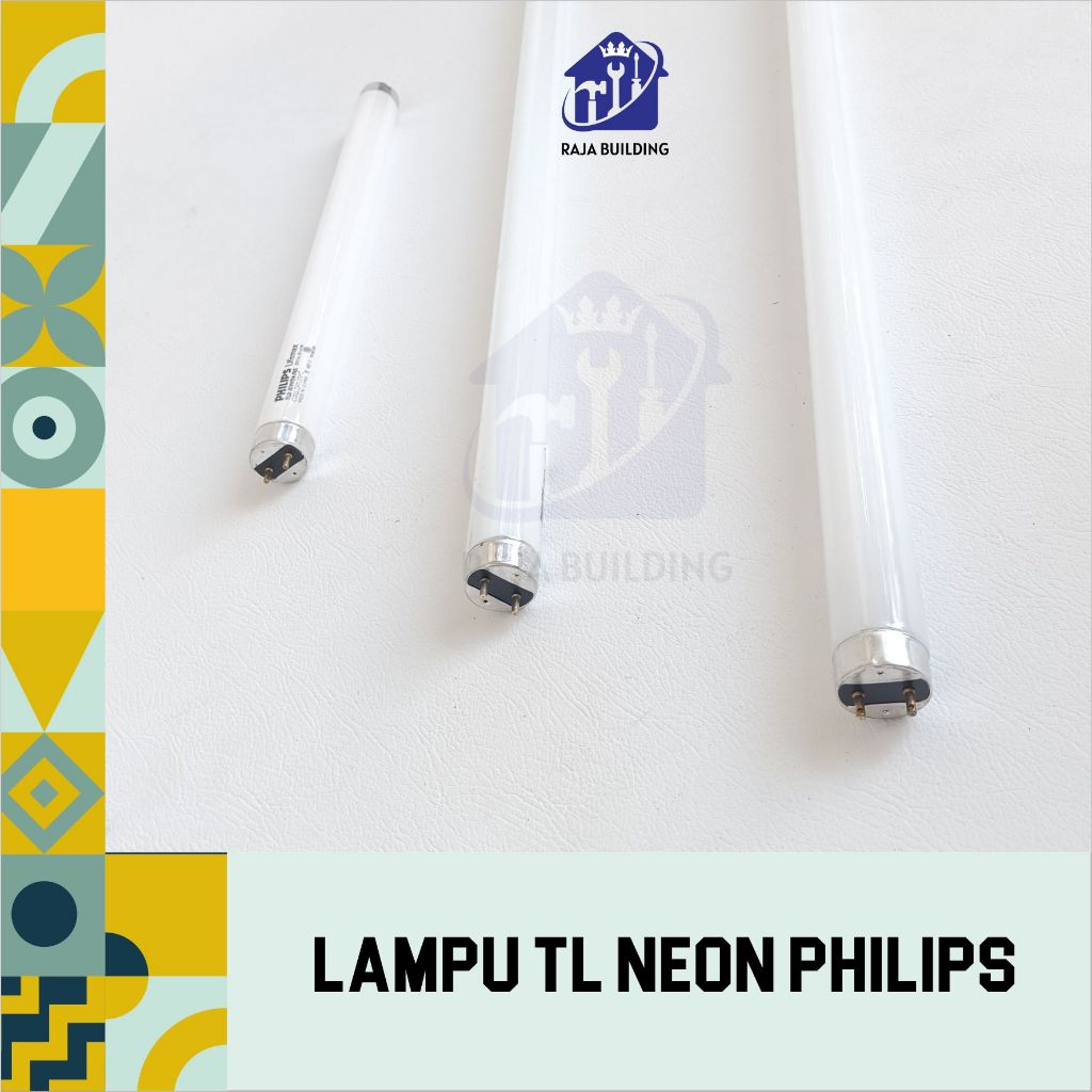 LAMPU TL/NEON PHILIPS/LAMPU NEON TABUNG PHILIPS/TL PHILIPS PUTIH TERANG/NEON TABUNG PANJANG PHILIPS/