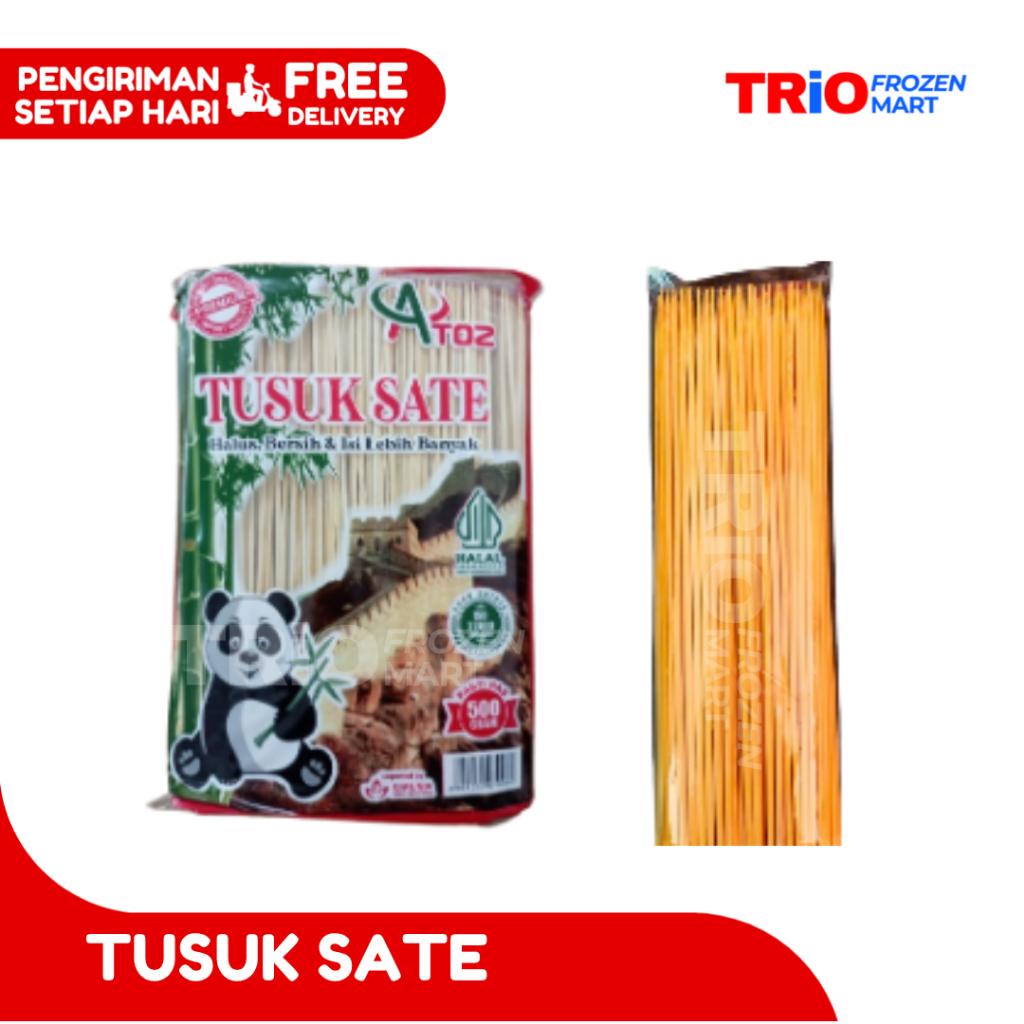 

Tusuk Sate 500gr dan 100gr