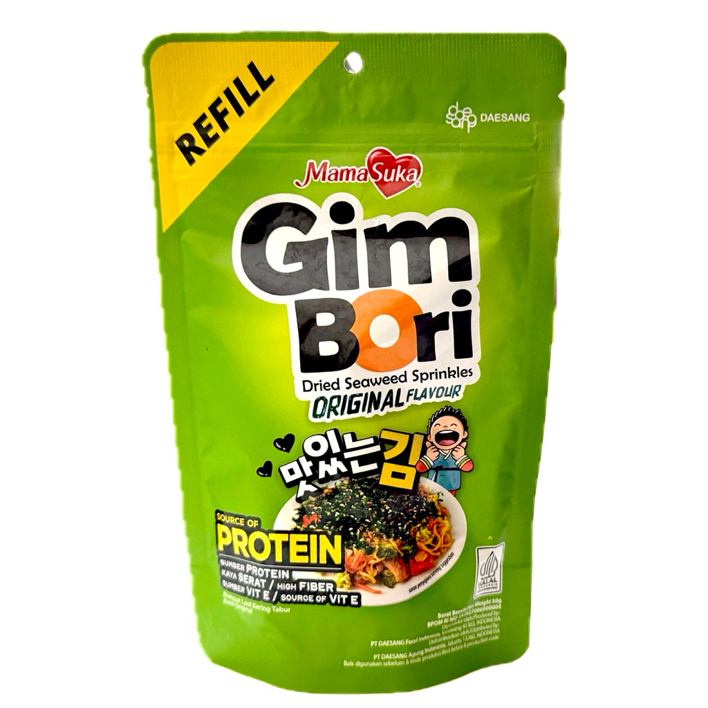 

Mama Suka Gim Bori Nori Rumput Laut Tabur Original 50g