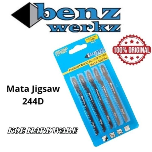 KoeHardware - Mata Jigsaw BENZ 244D/Mata Gergaji Kayu,Triplek Benz 100% ORIGINAL