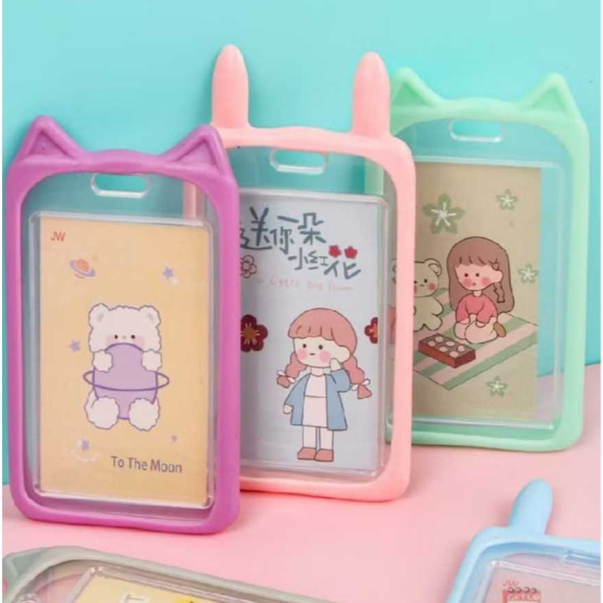 

Name Tag ID Card Holder Gantungan Kartu Nama Atau Panitia Motif Kartun / Tali ID Card Nama / Gantungan Tali Kartu Akses Kantor