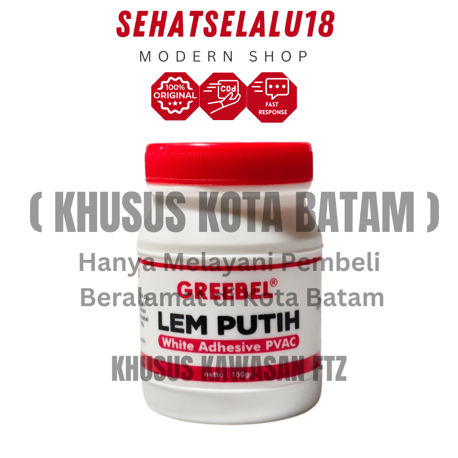 

Lem Putih PVAC – Lem Serbaguna untuk Kayu, Kertas, & Kerajinan Tangan