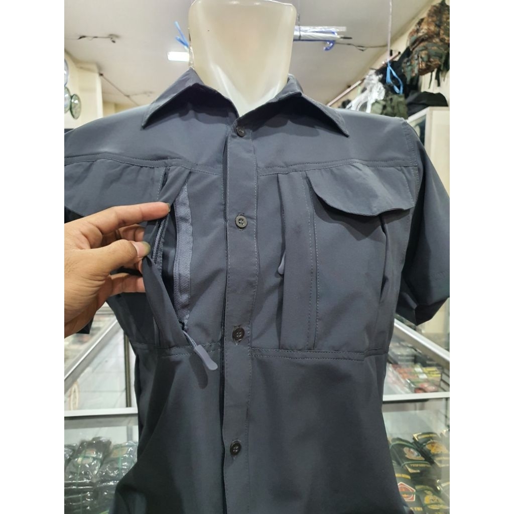 kemeja paspampres lengan Pendek  | Kemeja paspampres Polos Pendek | Kemeja polos paspampres