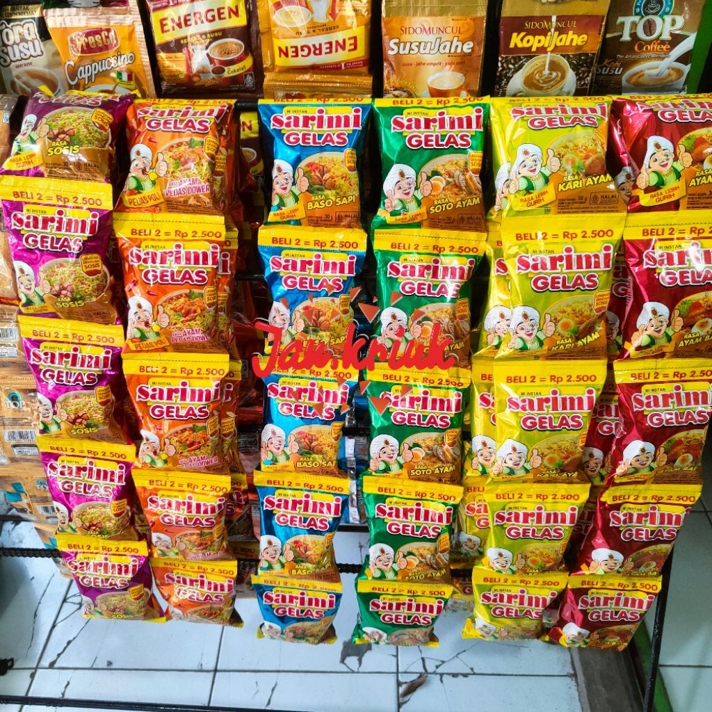 

Sarimi Gelas Mi Instan aneka rasa renteng isi 10 pcs