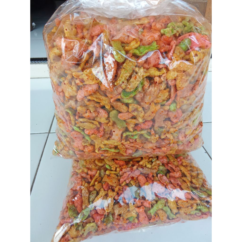 

Kerupuk ikan jadul pedas 1 KG