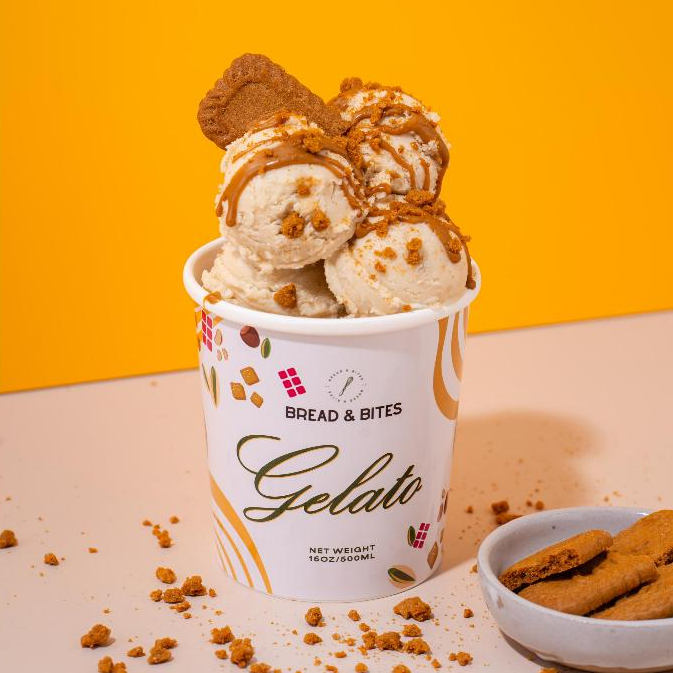 

Biscoff Gelato Ice Cream by BREAD & BITES Bakery