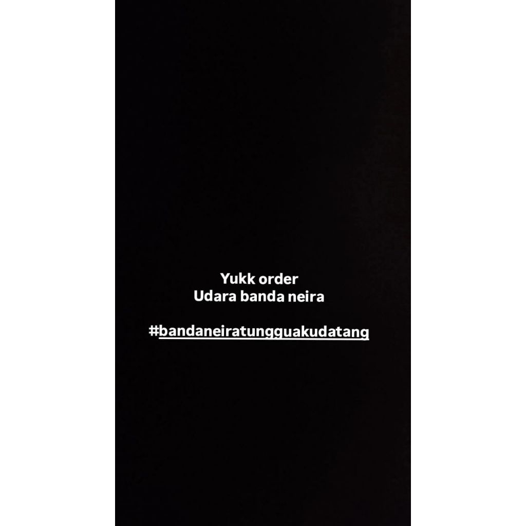 udara banda neira segera ke banda neira