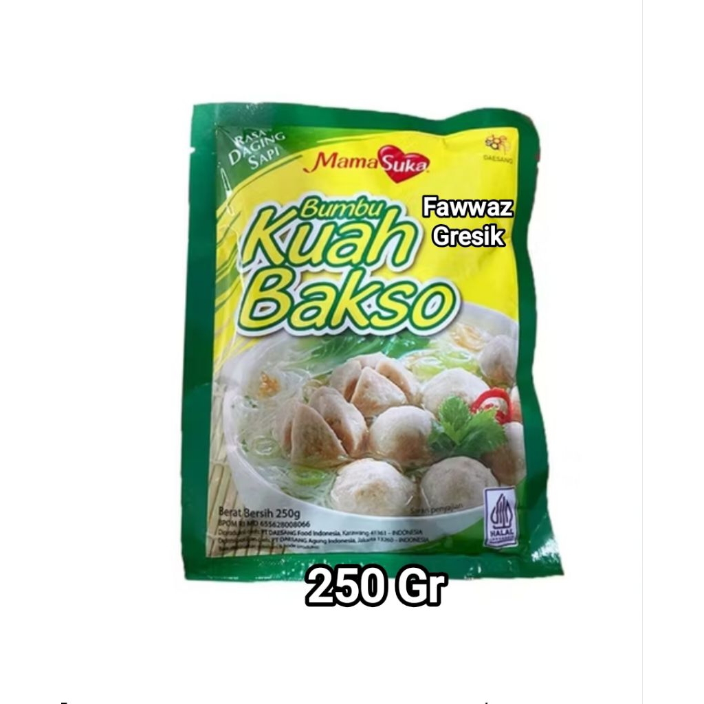 

Mamasuka BUMBU Kuah Bakso Sapi 250gr / Mamasuka Bumbu Kaldu Kuah Bakso Sapi 250gr