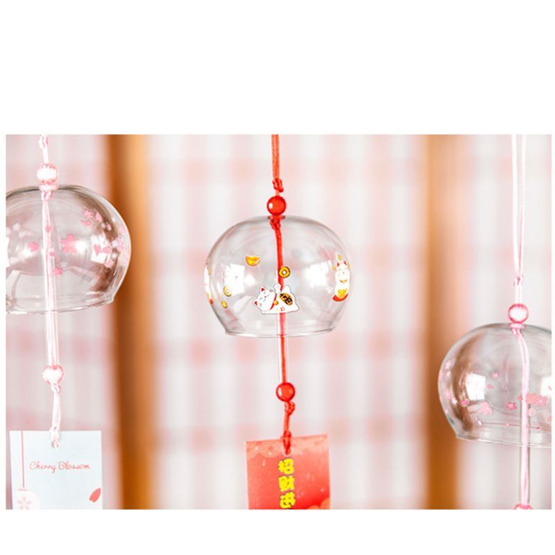 Hiasan Angin Lonceng Gantungan Lonceng Angin Bahan Kaca Sunlight Hiasan Angin Lonceng