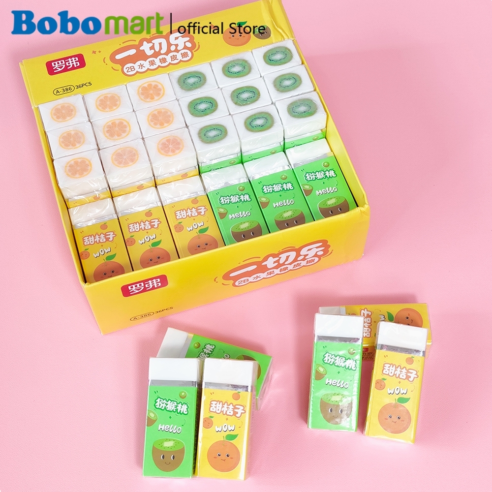 

Bobomart 1 PCS ERASER A-386 PENGHAPUS PENSIL PUTIH BEBAS PVC & DEBU TIDAK BERACUN