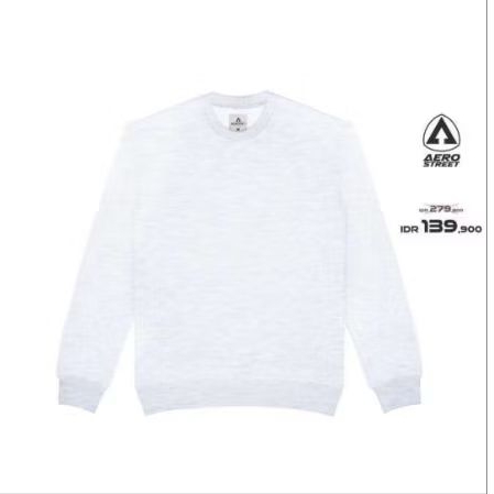Jaket crewneck Aerostreet Preloved murah