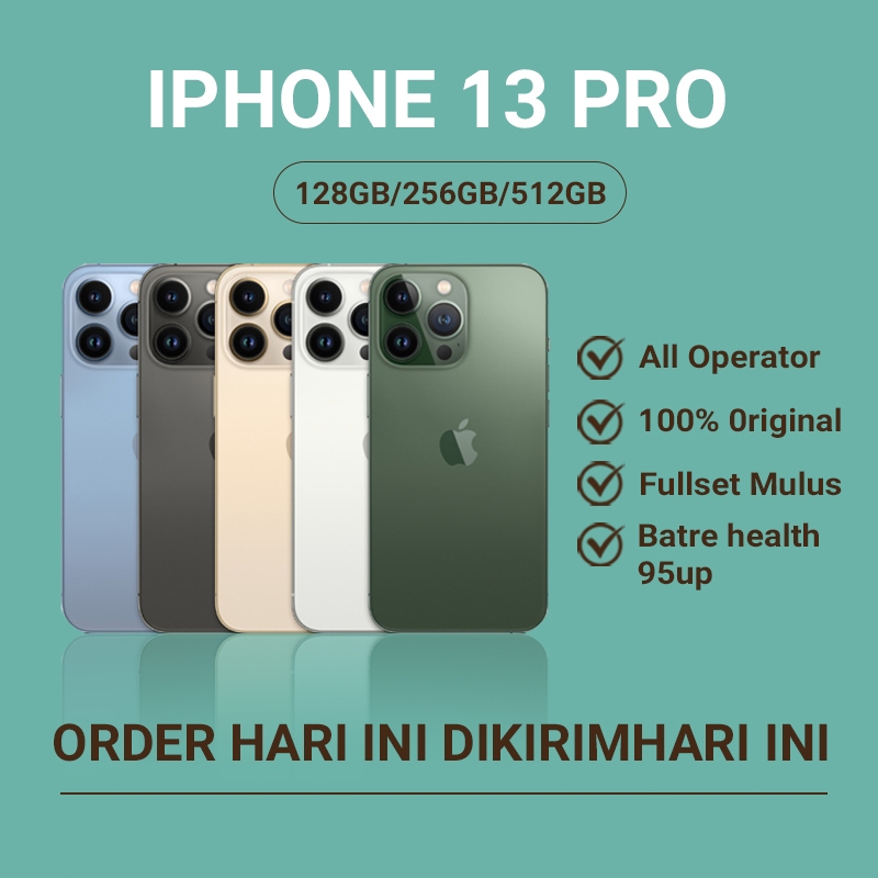 IP 13 PRO / IP 13 PRO MAX Second Bekas ORI 100% Seken 128gb 256gb Like New