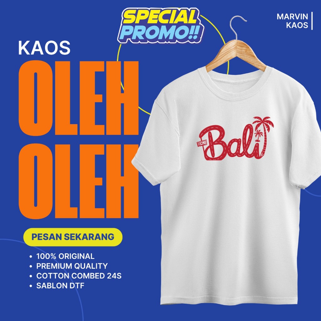 BAJU KAOS OLEH OLEH SOUVENIR BALI
