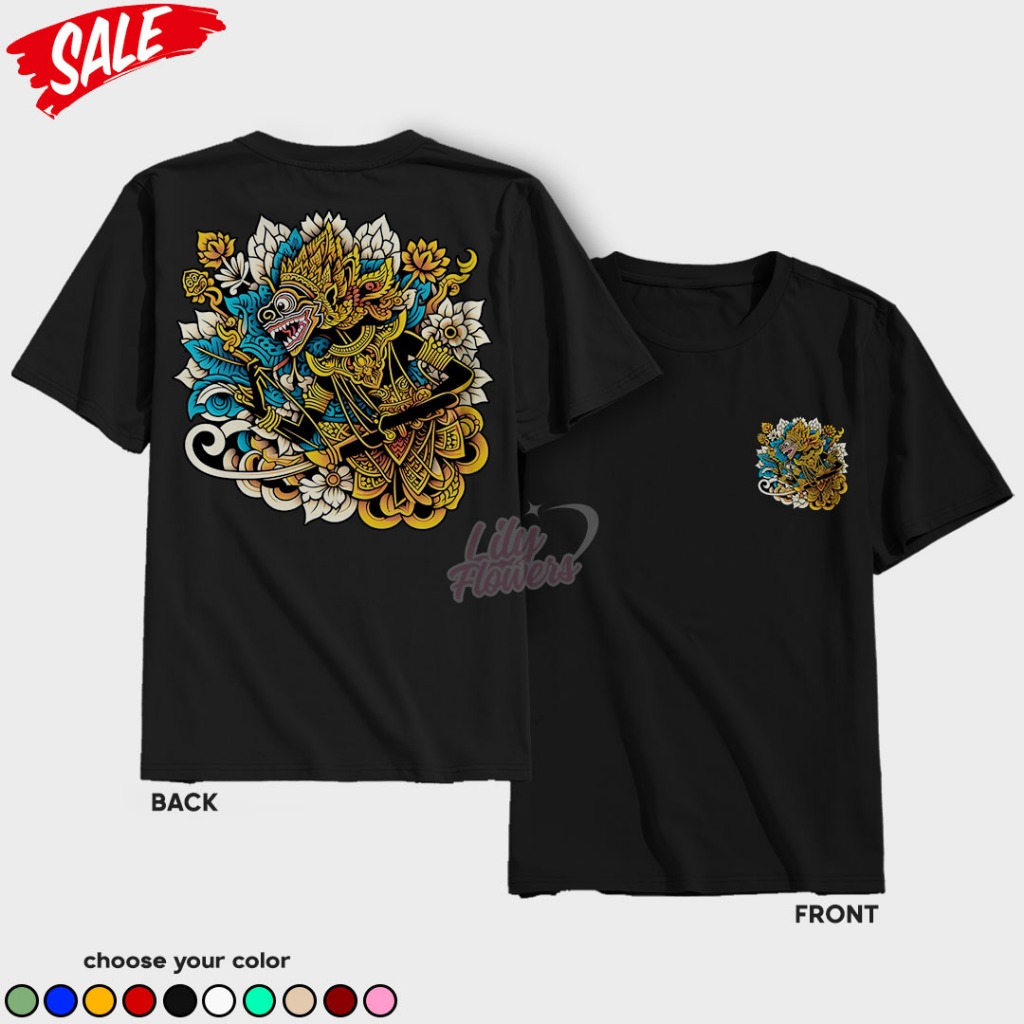 Kaos "Barong wayang" keren baju terbaru 2025 baju viral baju kekinian kaos viral Baju Barong Kaos ba