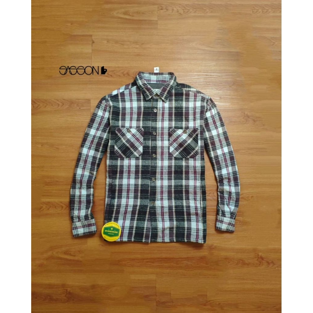 Casual flanel veterano outer jacket