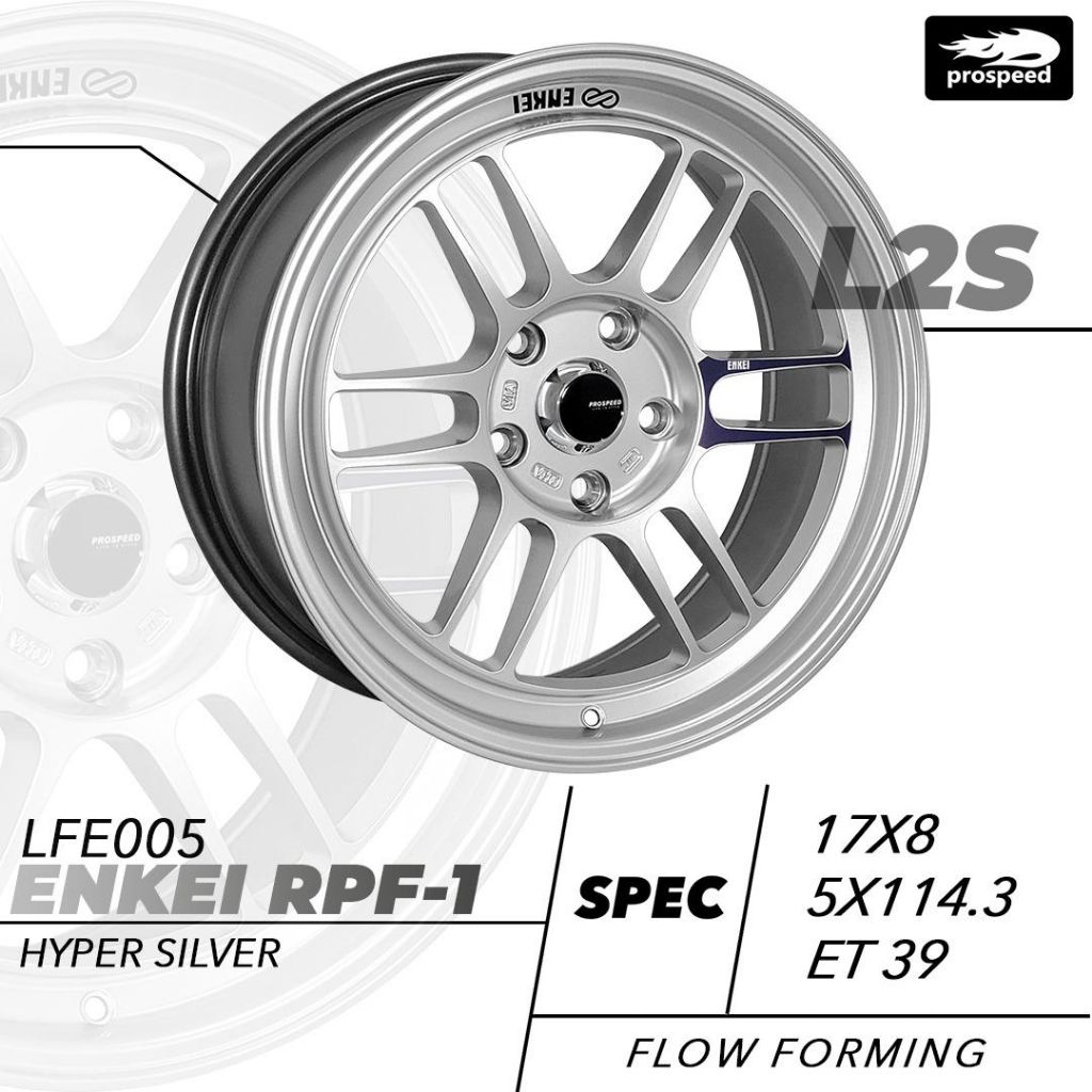 Velg Mobil Racing Enkei Rpf1 Ring 17 Lebar 8 buat Xpander Innova Livina Xenix Crv Hrv Brv Dll Free O