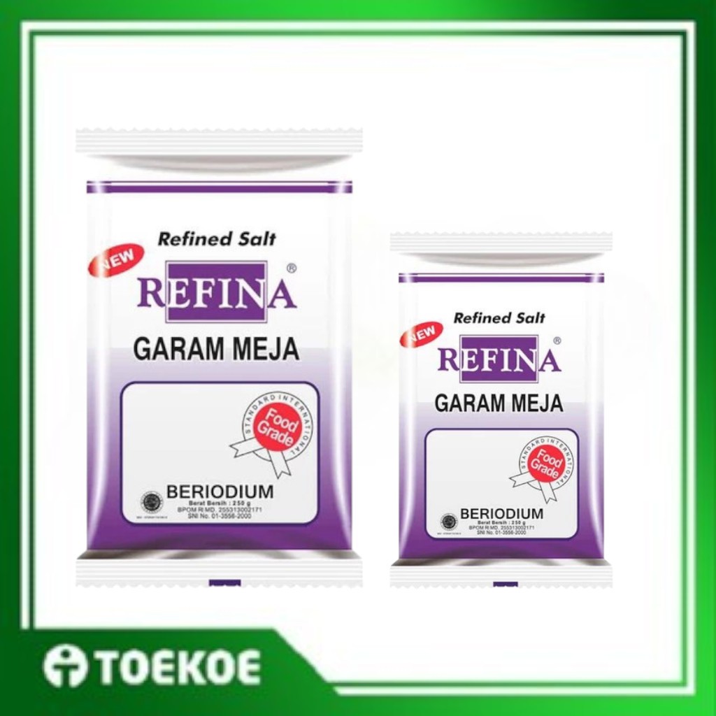

TOEKOE Garam Meja Halus Refina 500gr 250gr