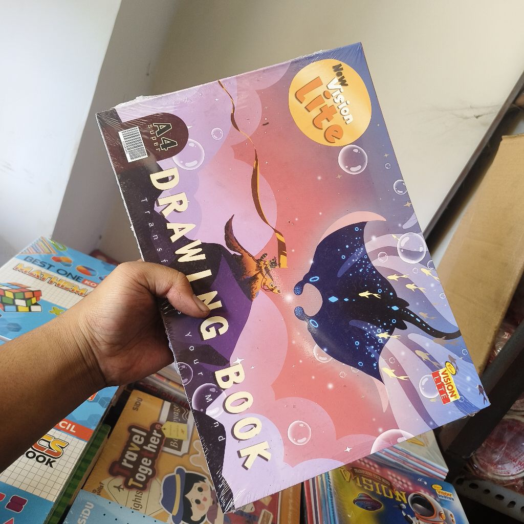 

Buku gambar merk Vision (1 pack isi 10) ukuran A4