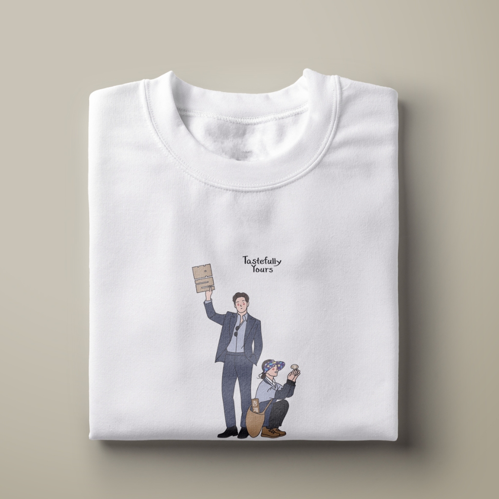 KAOS KDRAMA TASTEFULLY YOURS KOREAN DRAMA T-SHIRT KOREAN DRAMA KDRAMA MERCHANDISE KAOS DRAMA KOREA