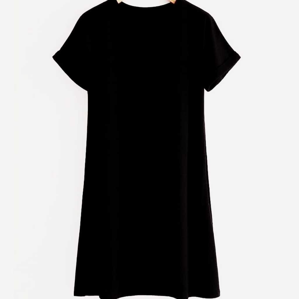 (COD) KAOS DRESS JUMBO XXXL LD 130 - XXXXL LD 140 - DRESS POLOS - KAOS CEWEK - PAKAIAN WANITA