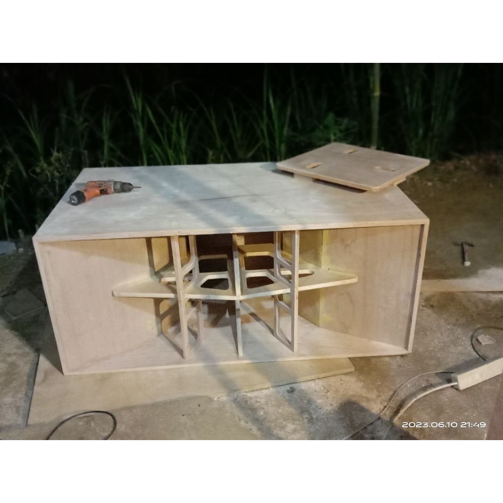 Box Speaker subwoofer CLA 8 inch double