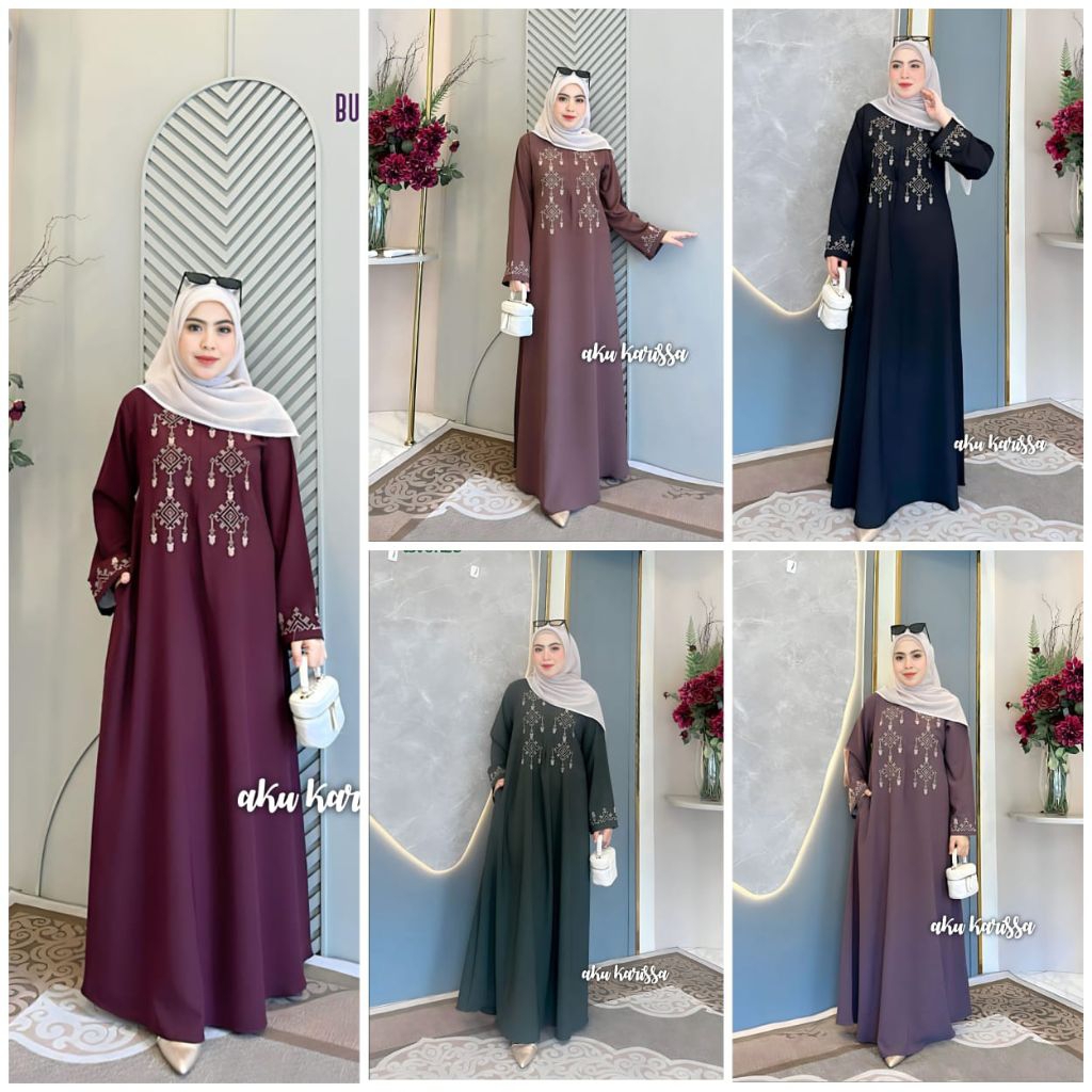 RANIYA RANIKA DRESS BORDIR ORI AKU KARISSA / MEINA SABIRINA ORI AKU KARISSA