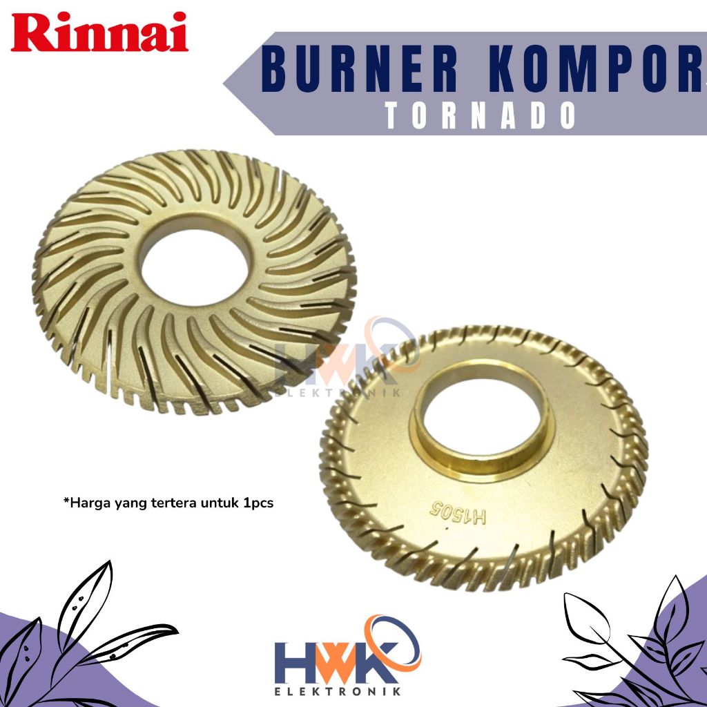 BURNER RINNAI TORNADO | BURNER KUNINGAN KOMPOR GAS RINNAI TORNADO BGX