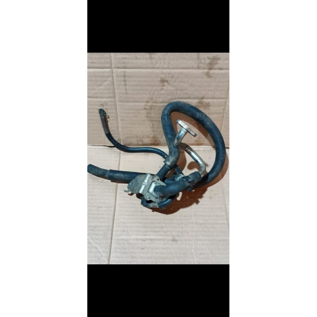 pipa selang set tabung emisi ais yamaha BYSON original copotan motor