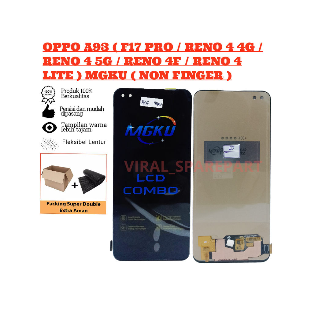 [ORIGINAL] LCD TOUCSCREEN OPPO A93/RENO 4/RENO 4F/RENO 4 LITE NON FINGERPRINT