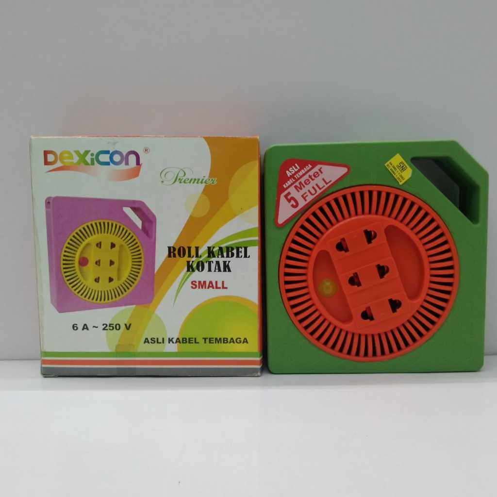 Dexicon Roll Kabel Stop Kontak Listrik Gulung 5 Meter