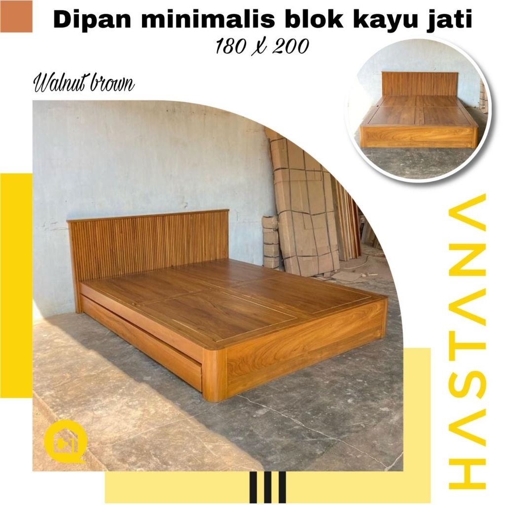 dipan minimalis dipan kayu jati dipan laci