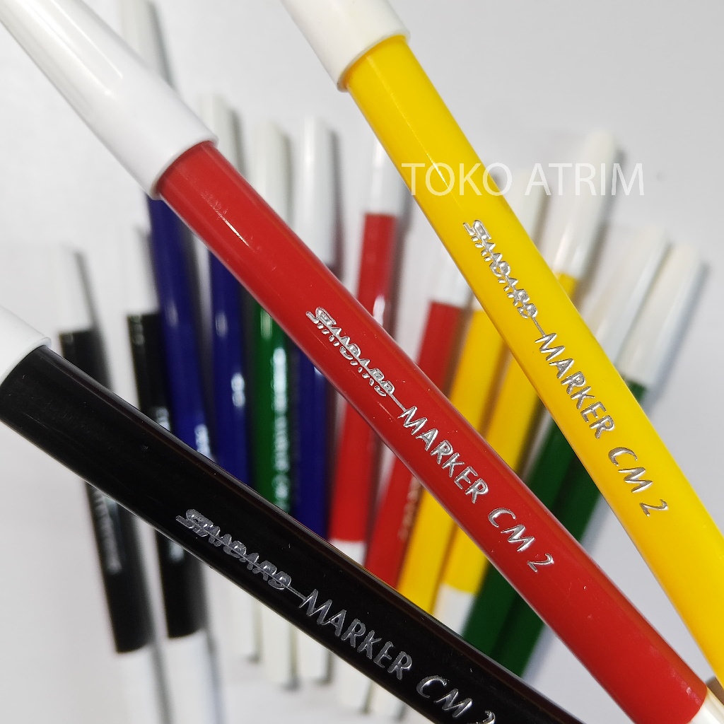 

Spidol Kecil Standard Spidol Marker Kecil Standart | 1 Lusin Isi 12 Pcs ASLI