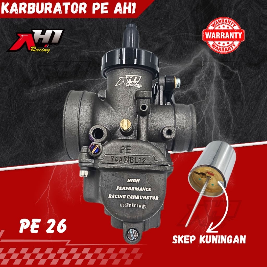 KARBURATOR KARBU PE 24 26 28 30 AH1 RACING SUPERFLOW - KARBURATOR KARBU PE24 PE26 PE28 AH1 SUPERFLOW