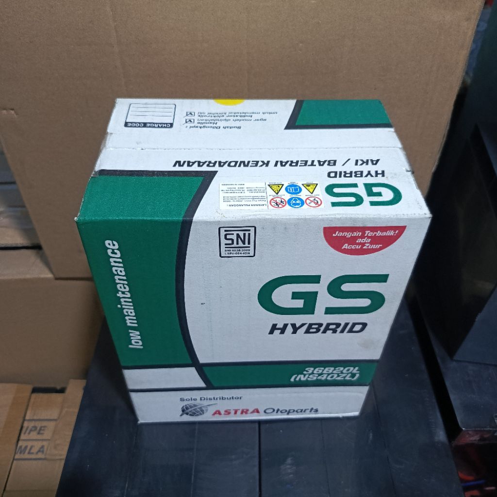 AKI GS ASTRA HYBRID NS40ZL ACCU AKI GS HYBRID BRV DATSUN GO SIRION