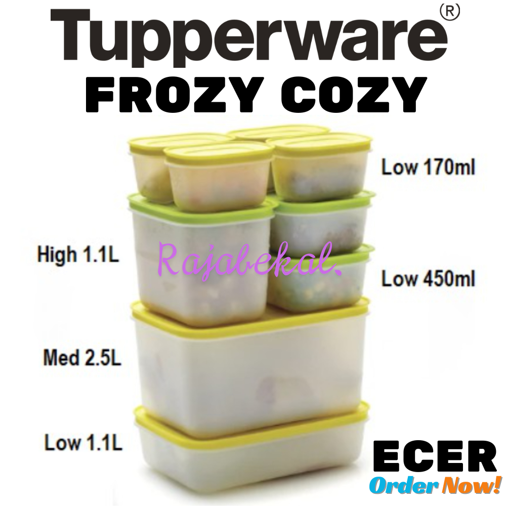 PROMO Tupperware  Frozy Cozy Colorful Freezermate ECER wadah FREEZER