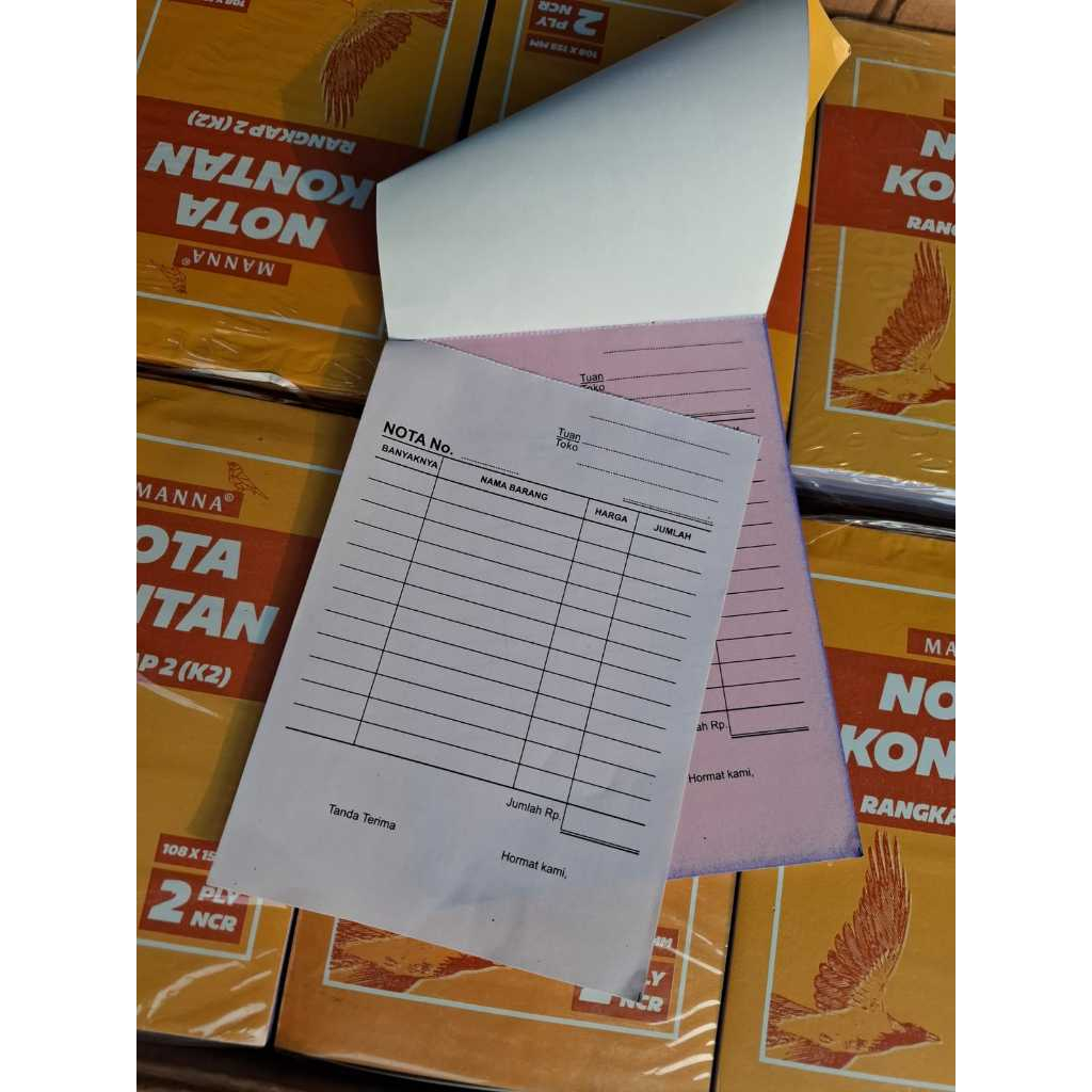 

Buku Nota Kontan Kecil 2 Ply NCR / nota kontan 2 rangkap kecil