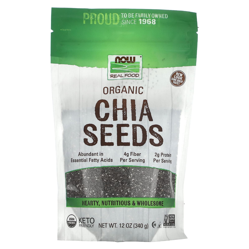 

NOW Foods Real Food Organic Chia Seeds 340 g