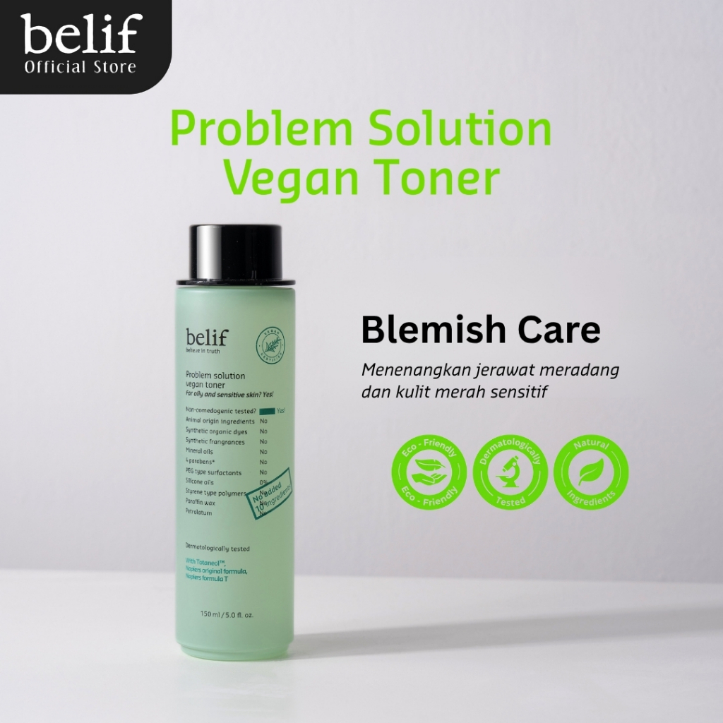 [CLEARANCE] Belif Problem Solution Vegan Toner 150ml