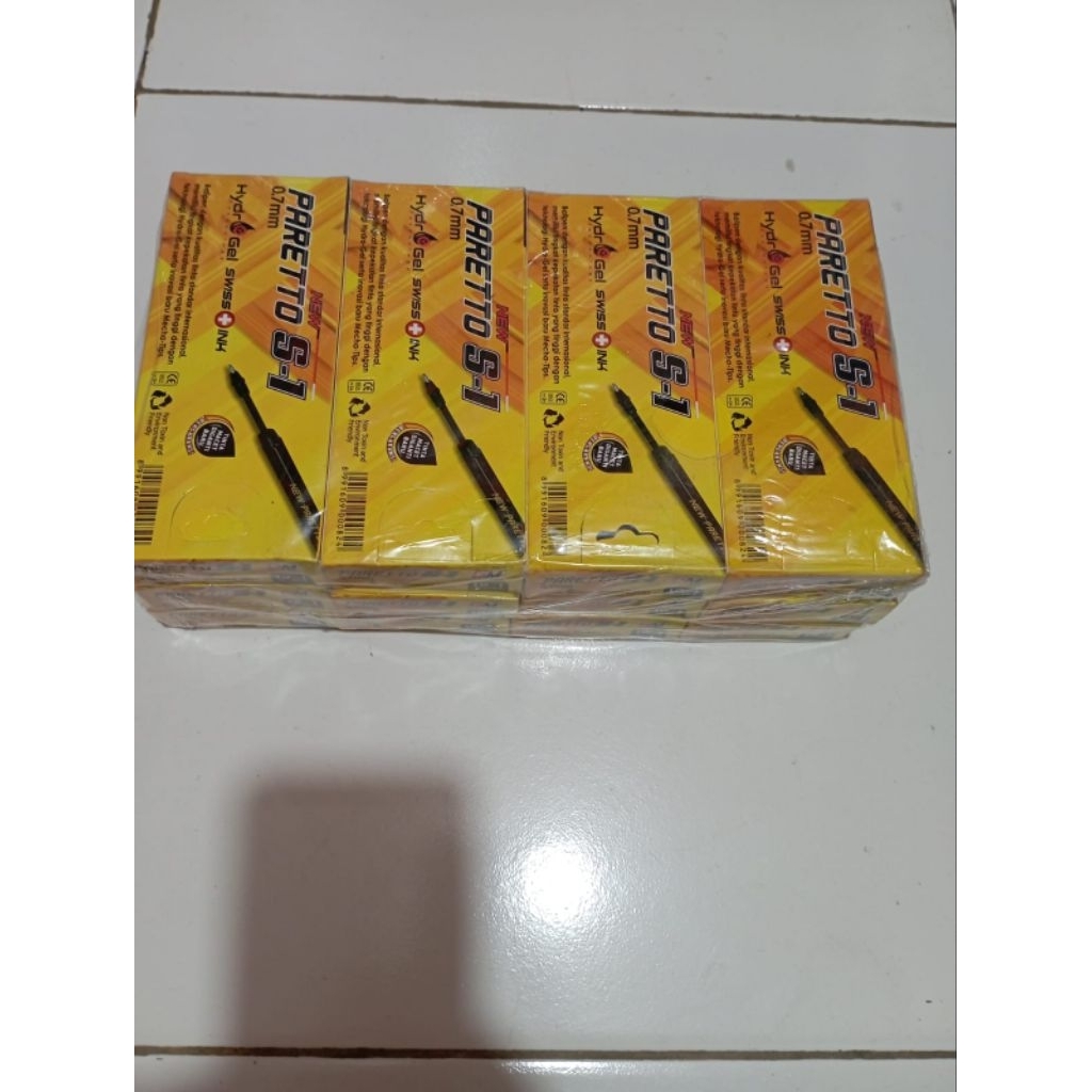 

pulpen paretto warna hitam pulpen paretto S-1 0.7 kualitas tinggi harga murah