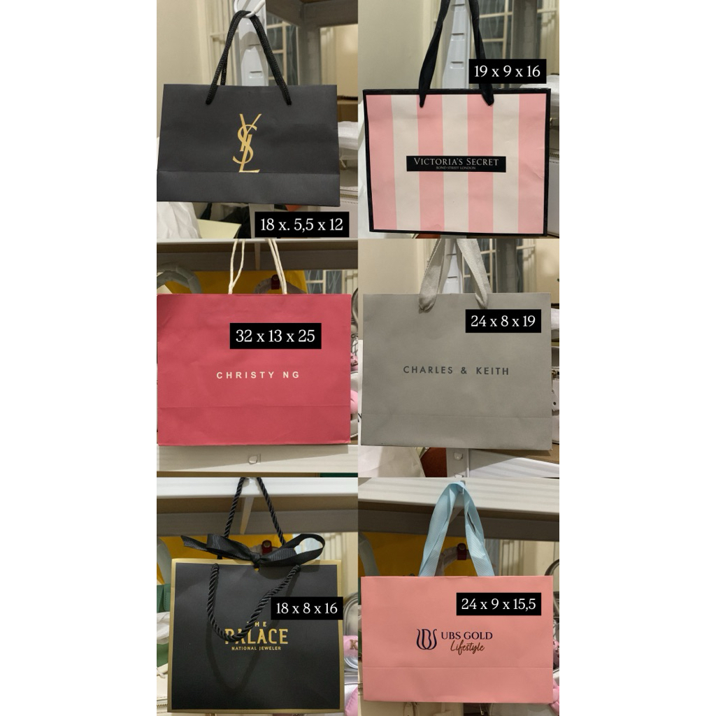

paperbag branded box branded totebag brandes ck labuhu pedro ohsome bbw ubs popmart murah makassar untuk kado kantongan bungkusan kado