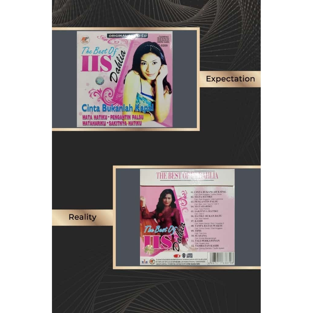 CD audio dangdut Iis Dahlia the best of