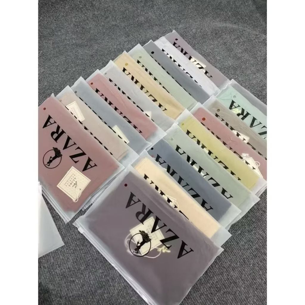 Jilbab azara paris premium 4 sisi ( harga grosir ) 10 pcs