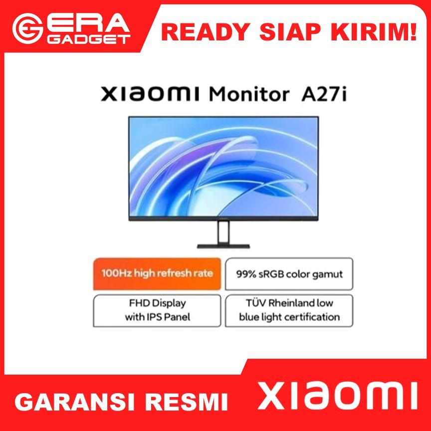 Monitor Xiaomi 27 Inch Gaming Monitor FHD 100Hz IPS 27 Inc Xiaomi A27i