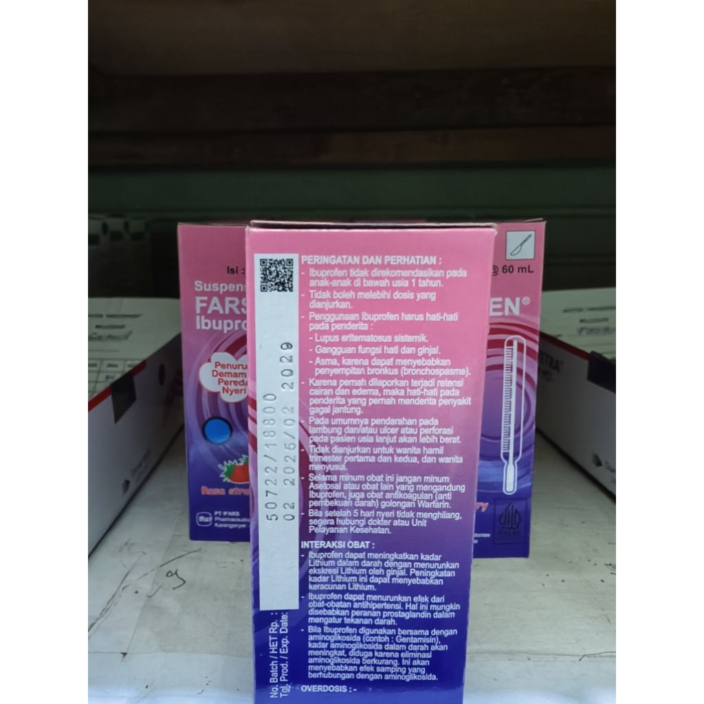 farsifen suspensi farsifen ibuprofen sirup ifars