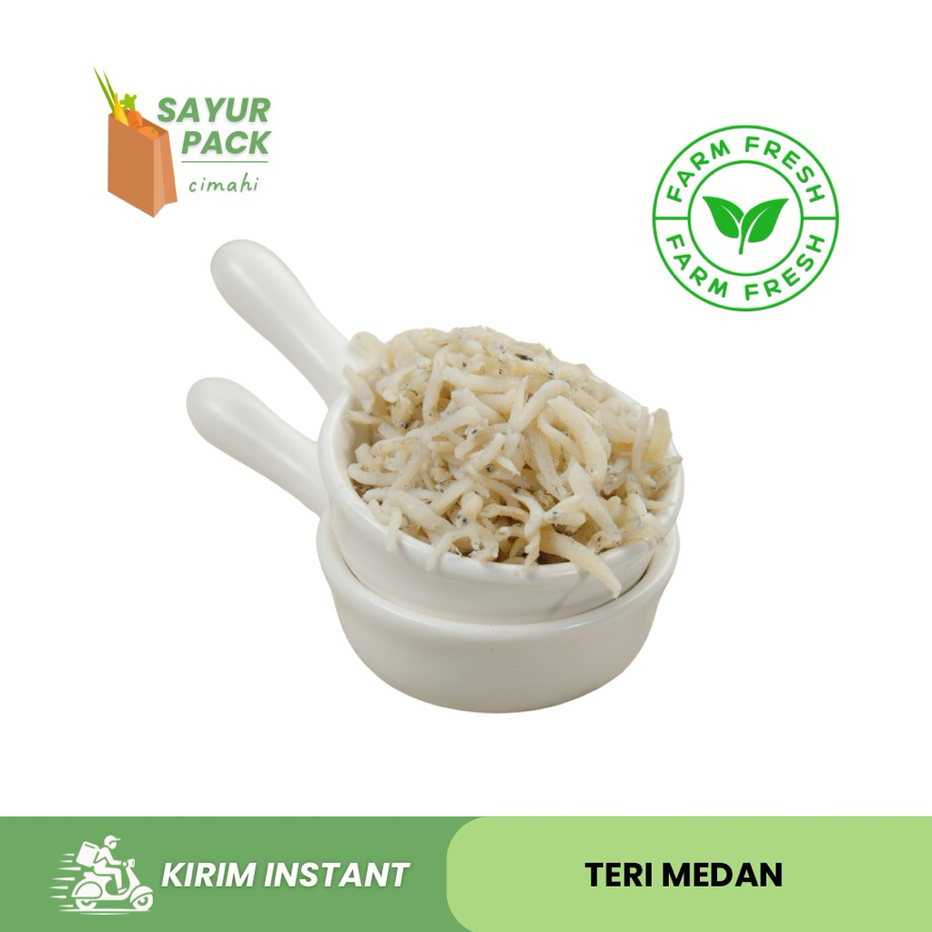 

TERI MEDAN 100 gr | ikan asin teri medan | sayur instant bandung cimahi