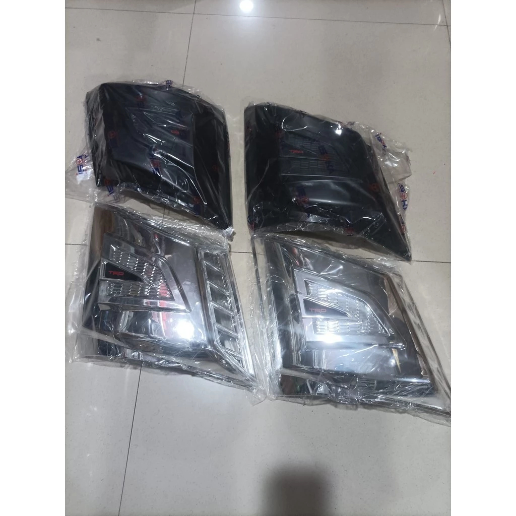 aksesoris Garnish Pipi Canter Hitam Chrome TRD