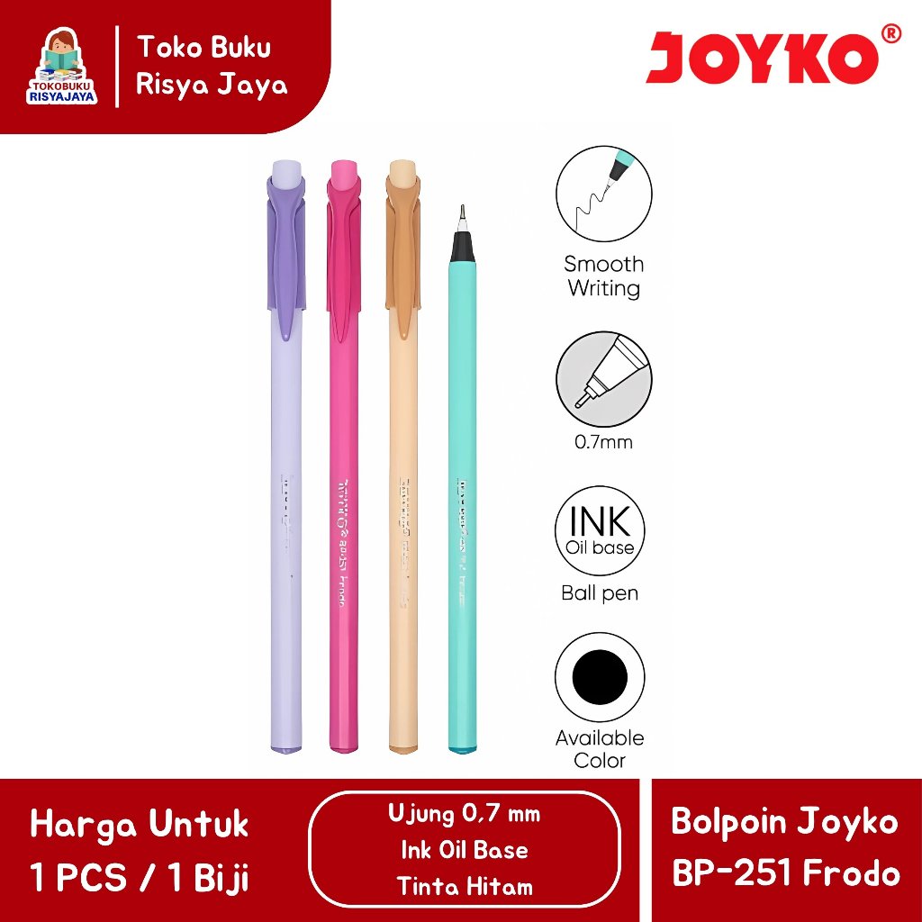 

(1 Biji) Bolpoin / Pena / Bulpen JOYKO BP-251 Frodo