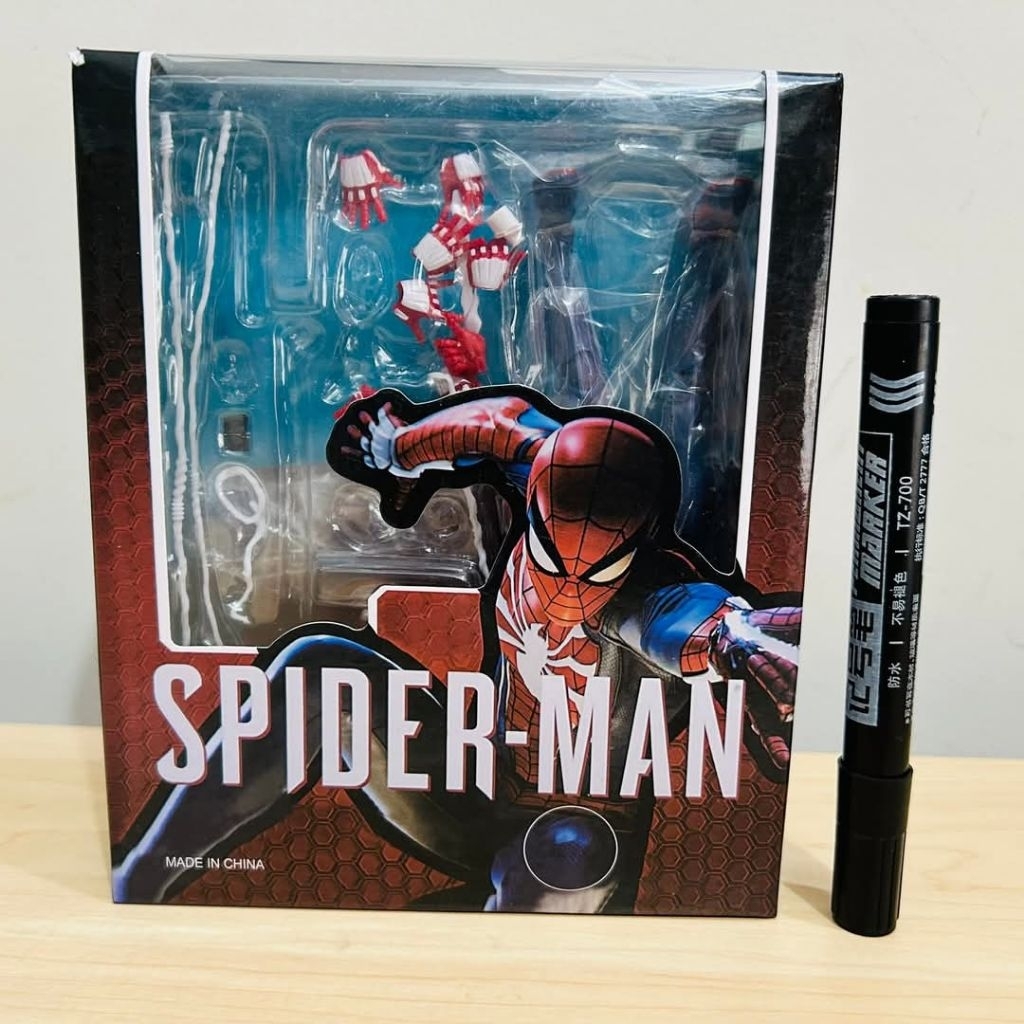 Mainan action figureShf spiderman ps4shfiguarts recast bandai
tinggi sekitar 6 inch
Full artikulasi
