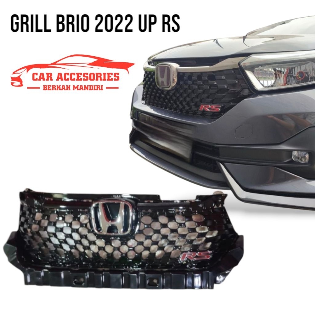 FRONT GRILL DEPAN NEW BRIO RS 2022 2023 2024 2025